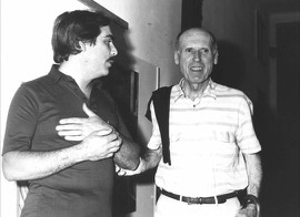 Antonio Barberi con Ernesto Treccani